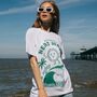Heat Wave Women's Slogan T Shirt With Sun Graphic, thumbnail 3 of 4