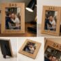 Personalised Wooden Photo Frame For Dad From Children, thumbnail 2 of 3