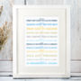 Personalised 'Your Memories Timeline' Print, thumbnail 4 of 10