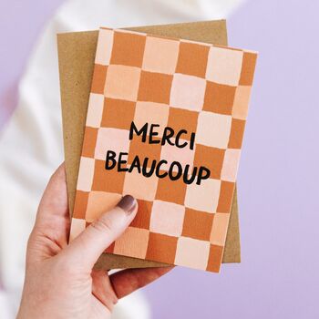 Merci Beaucoup Thank You Card, 3 of 4