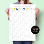 Academic 2026 2027 Geometric Calendar, thumbnail 1 of 3