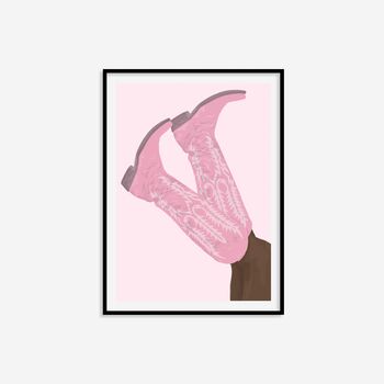Cowgirl Boots Print, 3 of 3