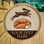 Fox And Hare Personalised Pub Sign/Bar Sign/Man Cave, thumbnail 2 of 8