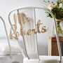 Personalised Wedding Chair Sign, thumbnail 2 of 11