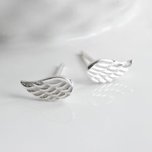 Sterling Silver Angel Wing Earrings By Yatris Notonthehighstreet