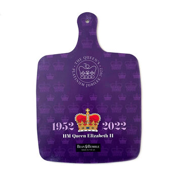 Queen's Platinum Jubilee Commemorative Chopping Boards, 6 of 12