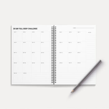 Personalised Fitness Journal Mountain Ash, 4 of 7
