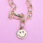 You're Smiley Chunky Chain With Pendant Necklace, thumbnail 1 of 4