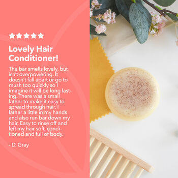 Rose Lavender Grapefruit Conditioner Bar All Hair Types, 8 of 10