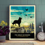 Limited Edition Border Collie Print: Dog Lovers Gift, thumbnail 9 of 9