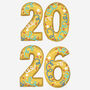 Biscuiteers Hand Iced 2026 New Year Letterbox Biscuits Gift, thumbnail 3 of 3