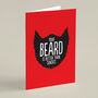'Better Beard Than Santa' Christmas Card, thumbnail 5 of 5