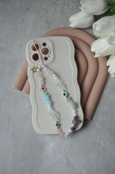 Self Love Healing Crsytals Gemstone Phone Strap, 3 of 7