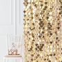 Gold Foil Heart Backdrop Bunting Decoration, thumbnail 1 of 3