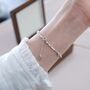 Zendaya White Silver Galaxy Stars Charm Gift Bracelet, thumbnail 2 of 6
