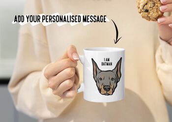 Personalised Doberman Mug, 2 of 5