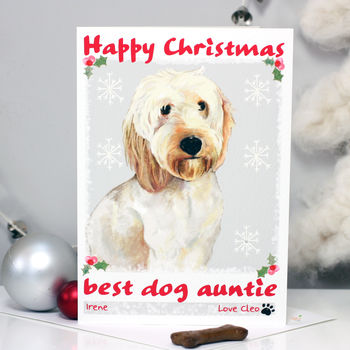 Personalised 'Buddy' Dog Christmas Card, 3 of 8
