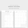 Mid Year 2025 2026 A5 Life Planner Inserts • Week On One Page, thumbnail 8 of 9