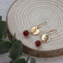 Gold Plated Or Sterling Sliver Birthstone Drop Earrings, thumbnail 1 of 6