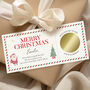 Personalised Christmas Scratch To Reveal Gift Voucher: Santa And Christmas Tree, thumbnail 4 of 8