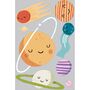 Kids Space Wall Stickers, Stars Planets Nursery, thumbnail 8 of 10