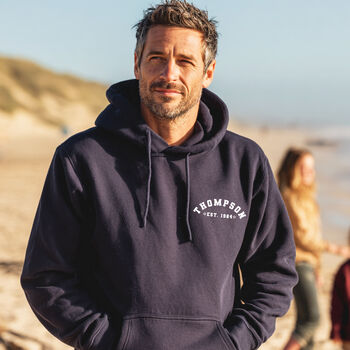 Personalised Family Name And Est. Year Hoodie – Heritage Gift, 2 of 11