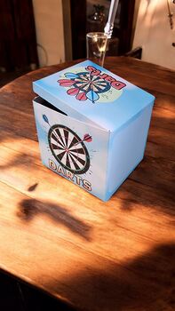 Dartboard Socks Gift Set – Handcrafted Box Gift And Tag, 6 of 10