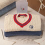 Red Stripe Baby Boy Cricket Jumper And Blanket Gift Set, thumbnail 3 of 12