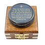 Personalised Gunmetal Poem Compass For Graduation Gift, thumbnail 9 of 12