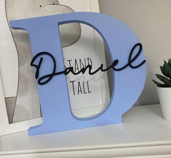 Freestanding Letters Nursery Letters , Wooden Letters, 5 of 8