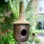 Copper Bird House With Wooden Roof Ltzaf016, thumbnail 6 of 8