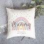 Personalised Mummy Rainbow Cushion, thumbnail 1 of 6