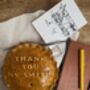 Large 'Thank You' Pork Pie Personalised, thumbnail 3 of 5