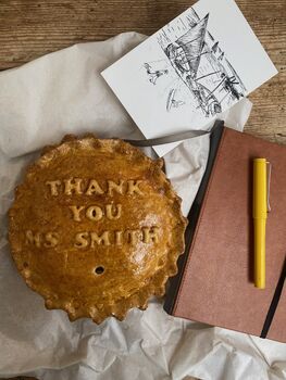 Large 'Thank You' Pork Pie Personalised, 3 of 5