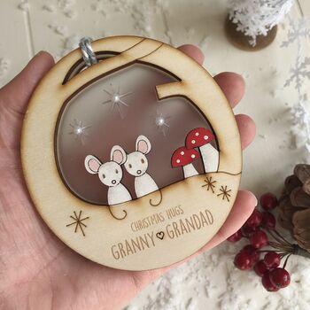 Personalised Grandparents Christmas Decoration, 3 of 4