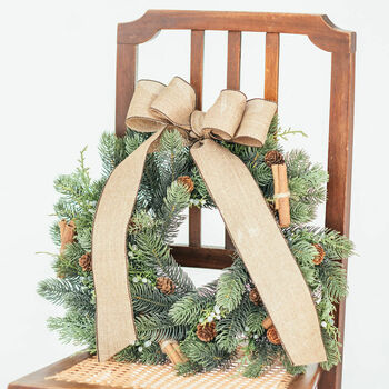 Luxury Country Winter Christmas Wreath, 5 of 7