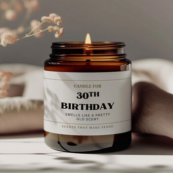 Rude 30th Birthday Gift Funny Candle Thirty Club, 5 of 7