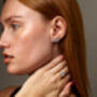 Circle Ring With Forget Me Not Flowers In Gold Or Silver, thumbnail 2 of 11