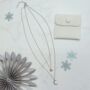 Christmas Gift For Her – Stunning Necklace, Socks And Rose Gold Festive Accessories, thumbnail 4 of 10