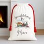 Special Delivery Train Christmas Sack, thumbnail 2 of 3