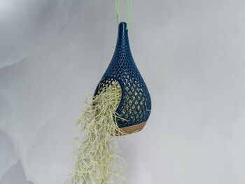 Teardrop Planter | Gold And Navy, 2 of 5