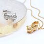Personalised Silver Or Gold Plated Guinea Pig Necklace, thumbnail 1 of 4