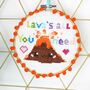 'Lavas All You Need' Cross Stitch Kit, thumbnail 3 of 9