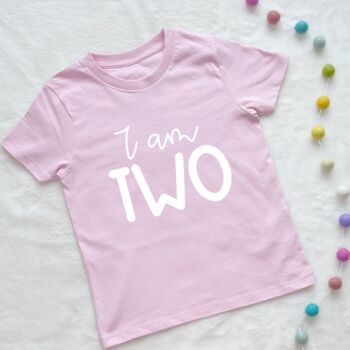 I Am One. Childs Birthday T Shirt, 7 of 8