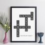 Personalised Family Names Print Family Gift, thumbnail 4 of 12