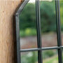 Bordeaux Arched Outdoor Window Mirror, thumbnail 5 of 7