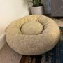 Super Soft Fleece Donut Calming Dog Bed, thumbnail 5 of 7