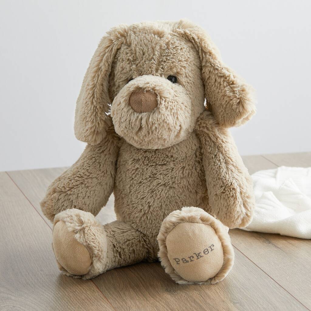 personalised soft toy dog