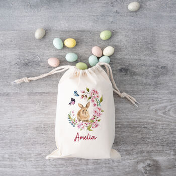 Personalised Floral Bunny Sack, 4 of 4