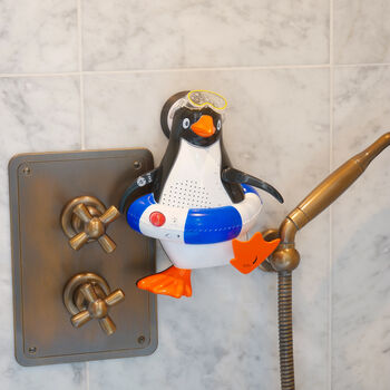 Steepletone Penguin Shower Radio And Bluetooth Speaker, 4 of 9